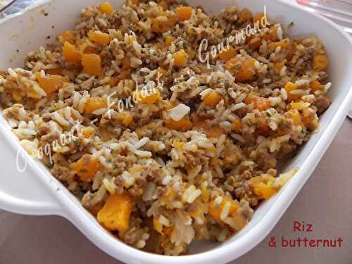 Riz et butternut