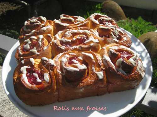 Rolls aux fraises