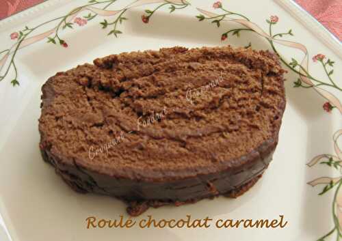 Roulé chocolat caramel