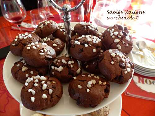 Sablés italiens au chocolat