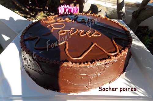 Sacher poires.