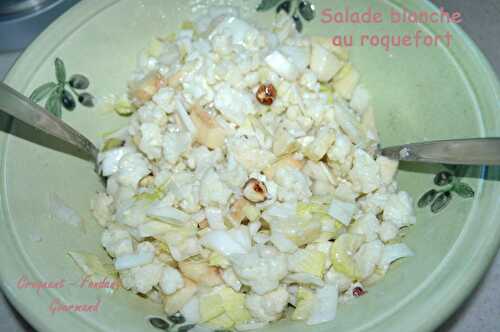 Salade blanche au roquefort.