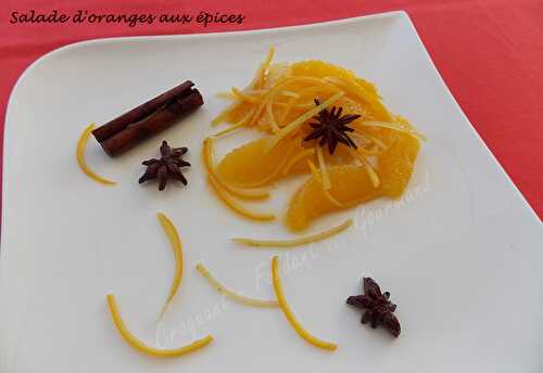 Salade d'oranges aux épices