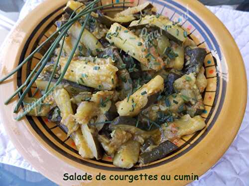 Salade de courgettes au cumin