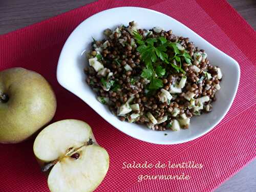 Salade de lentilles gourmande