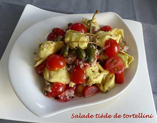 Salade tiède de tortellini
