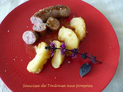 Saucisse de Toulouse aux pommes - Croquant Fondant Gourmand