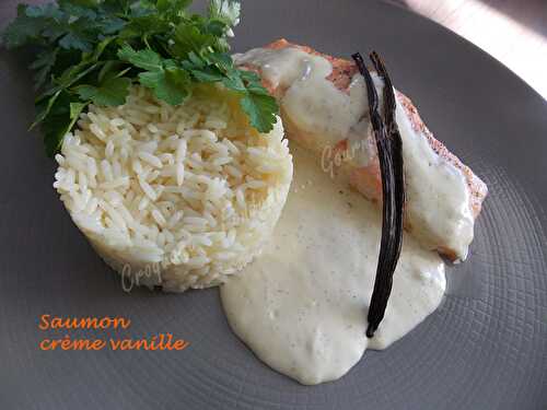 Saumon-crème vanille