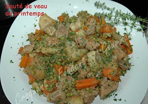 Sauté de veau du printemps