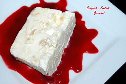 Semifreddo au nougat