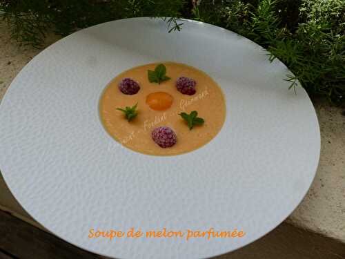 Soupe de melon parfumée