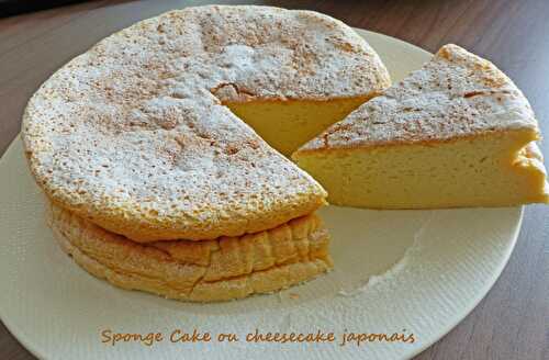 Sponge Cake ou cheesecake japonais - Croquant Fondant Gourmand
