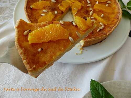 Tarte à l'orange du Sud de l'Italie