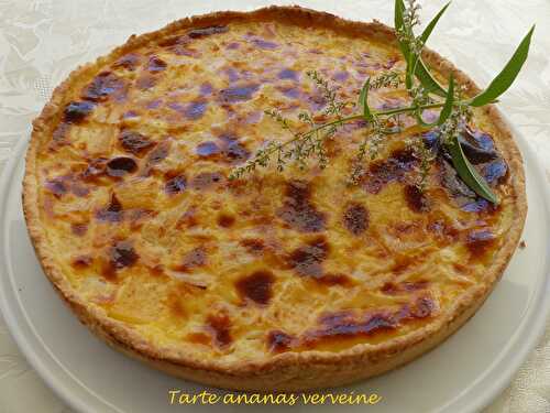 Tarte ananas verveine