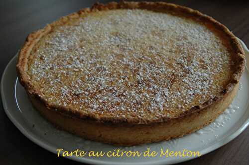 Tarte au citron de Menton