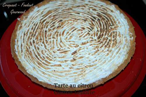 Tarte au citron Lenôtre.