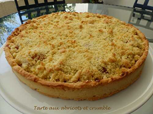 Tarte aux abricots et crumble - Foodista Challenge # 53