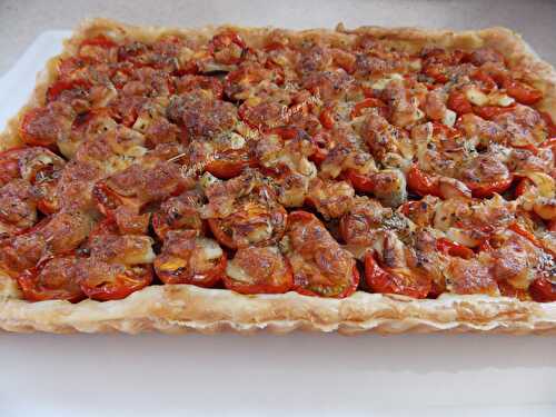 Tarte aux aubergines.