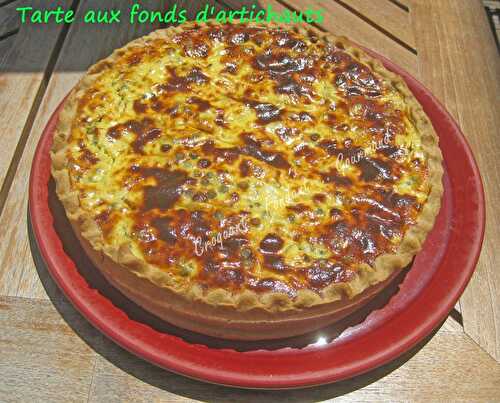 Tarte aux fonds d'artichauts