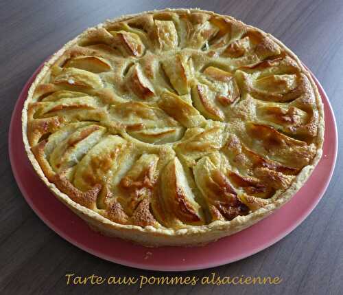 Tarte aux pommes alsacienne