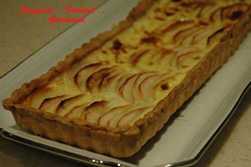 Tarte aux pommes au flan