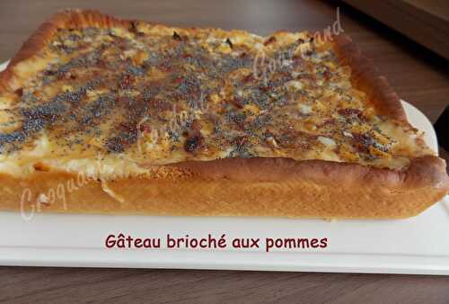 Tarte briochée aux pommes