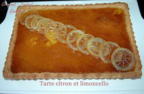 Tarte citron-Limoncello.