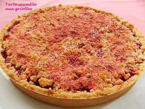 Tarte crumble aux griottes