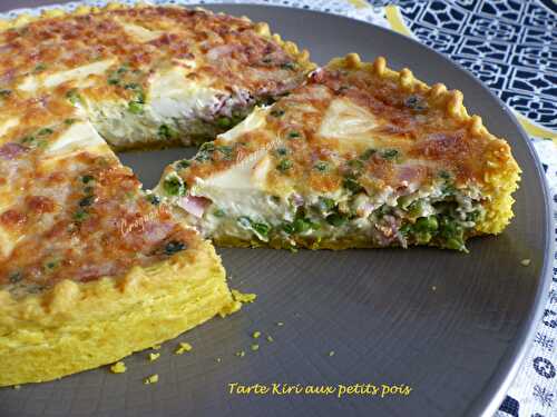 Tarte Kiri aux petits pois - Escapade en cuisine