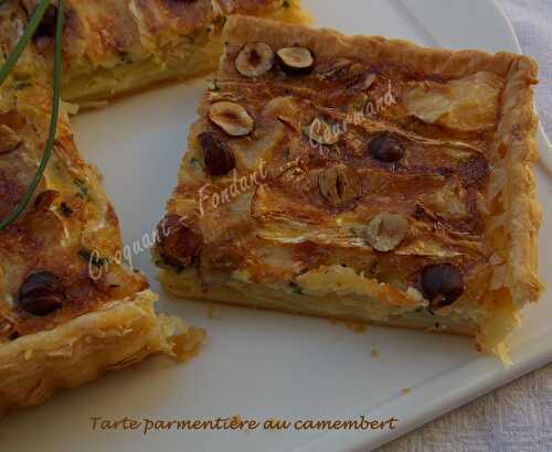 Tarte parmentière au camembert - Recettes autour d'un ingrédient # 17