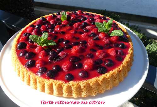 Tarte retournée au citron