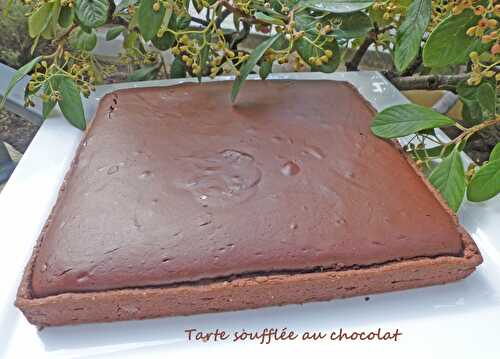 Tarte soufflée au chocolat