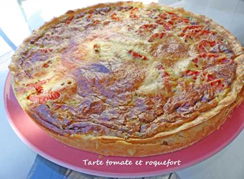 Tarte tomate et roquefort