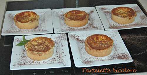 Tartelette bicolore