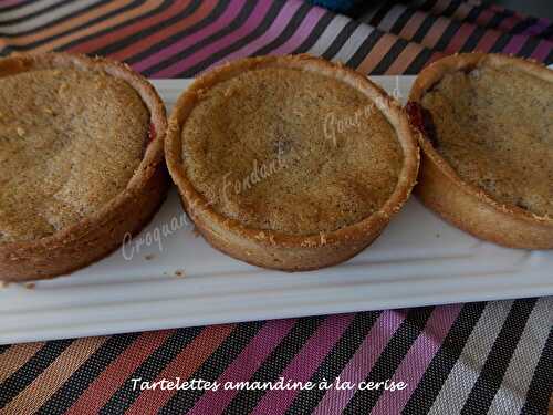 Tartelettes amandine à la cerise - Escapade en cuisine