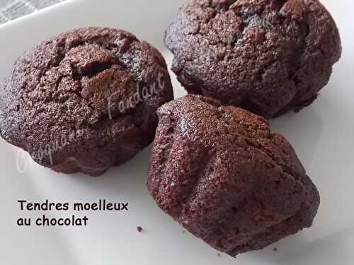 Tendres moelleux au chocolat