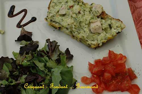 Terrine courgettes-poulet