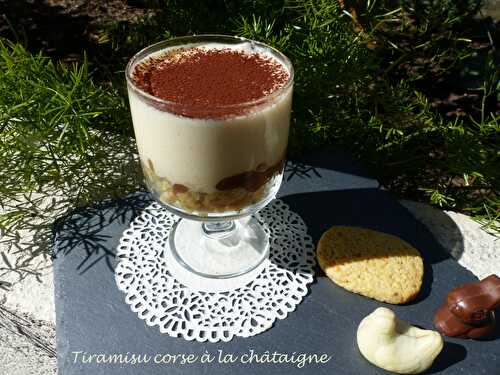 Tiramisu corse à la châtaigne