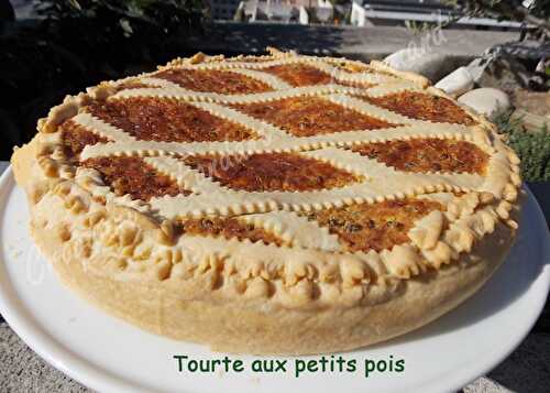 Tourte aux petits pois