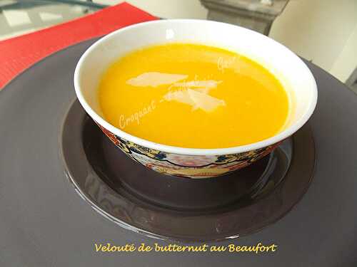 Velouté de butternut au Beaufort