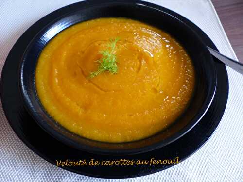 Velouté de carottes au fenouil