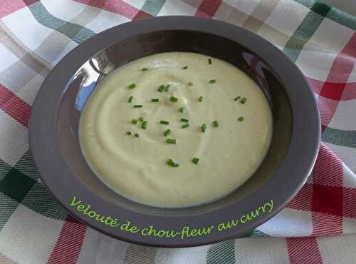 Velouté de chou-fleur au curry - Recette autour d'un ingrédient # 54