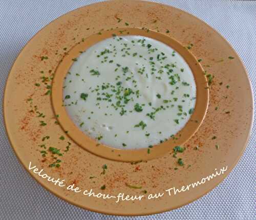 Velouté de chou-fleur au Thermomix