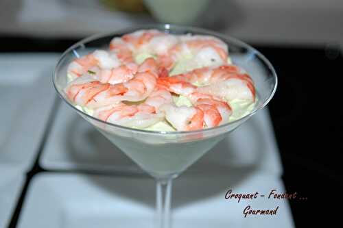 Verrines avocat-crevettes