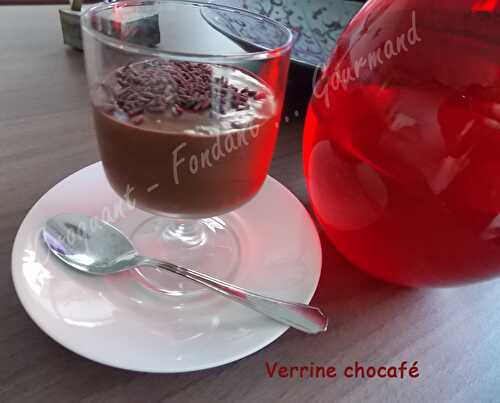 Verrines chocafé