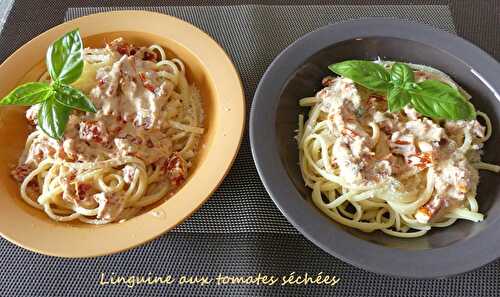 Linguine aux tomates séchées