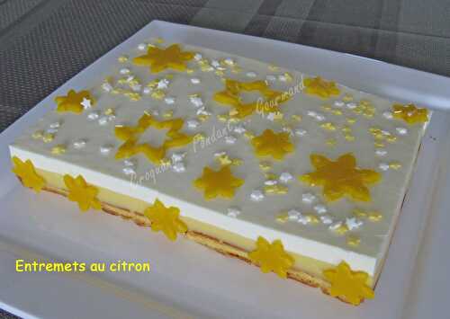 Entremets au citron