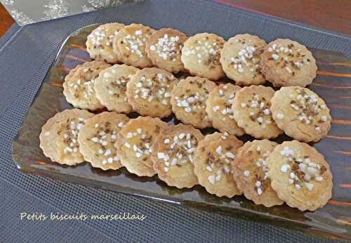 Petits biscuits marseillais - Croquant Fondant Gourmand