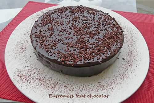 Entremets tout chocolat