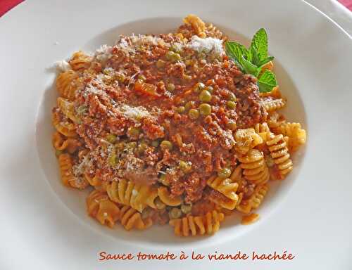 Sauce tomate à la viande hachée